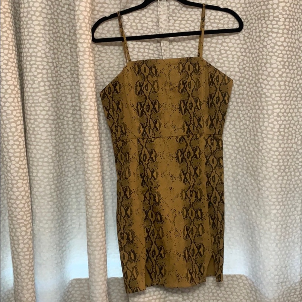 Wild Honey Snakeskin Dress